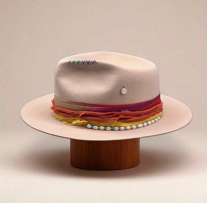 Constellation Fedora Hat – Classic Handmade Design with Modern Touch