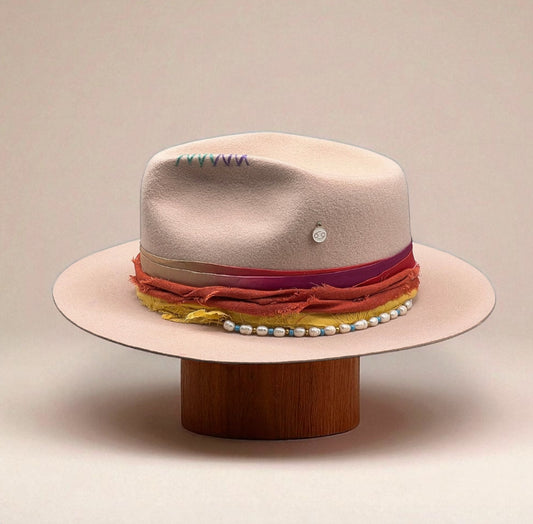 Constellation Fedora Hat – Classic Handmade Design with Modern Touch