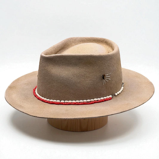 Vanilla – Wool Felt Fedora Hat