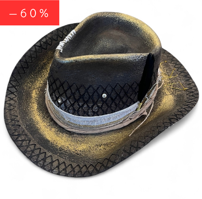 In Stock – Mystic Soul – Rare Vintage Handmade Statement Cowboy Hat