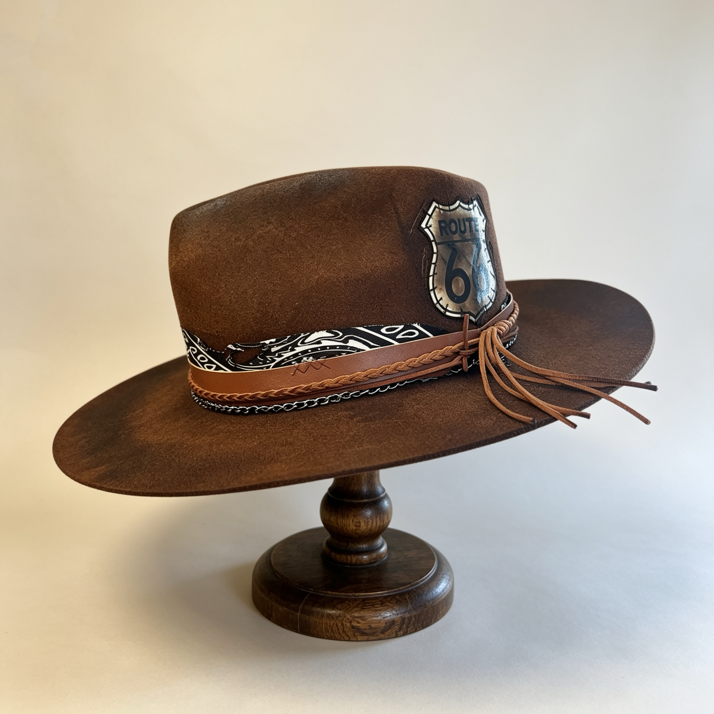 The Route 66 — Handmade Wool Felt Hat