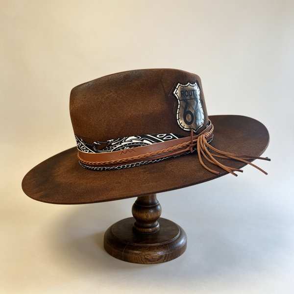 The Route 66 — Handmade Wool Felt Hat