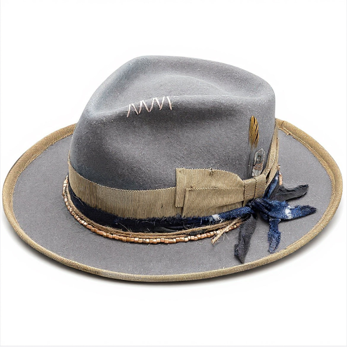 “Spark” Modern Elegance Hat – Grey