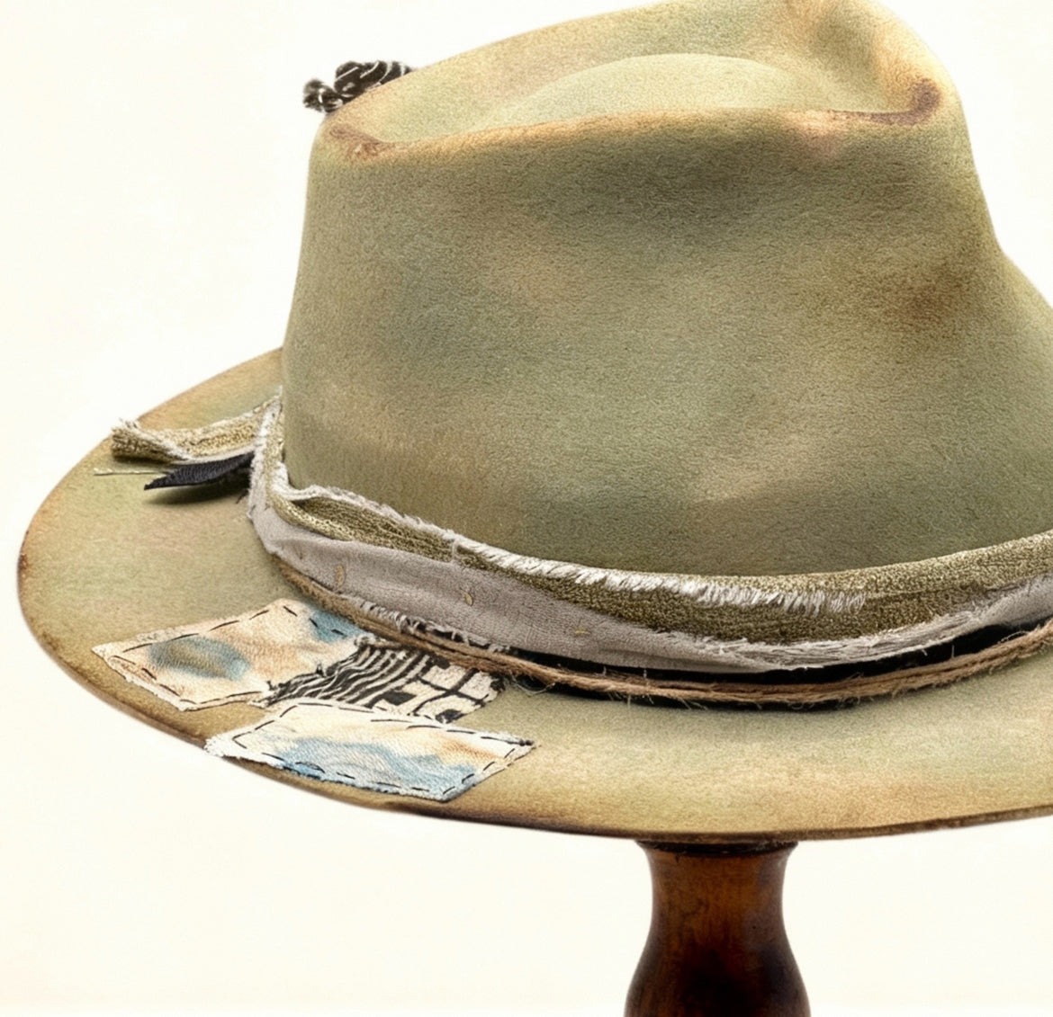 Iskaba – Boho Fedora Hat Handcrafted in Wool Felt