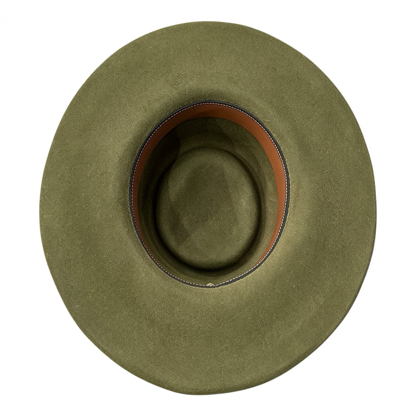 The Gambler Hat Green — 100% Wool Felt