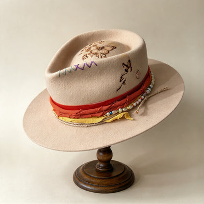 In Stock – Constellation – Boho Fedora Hat