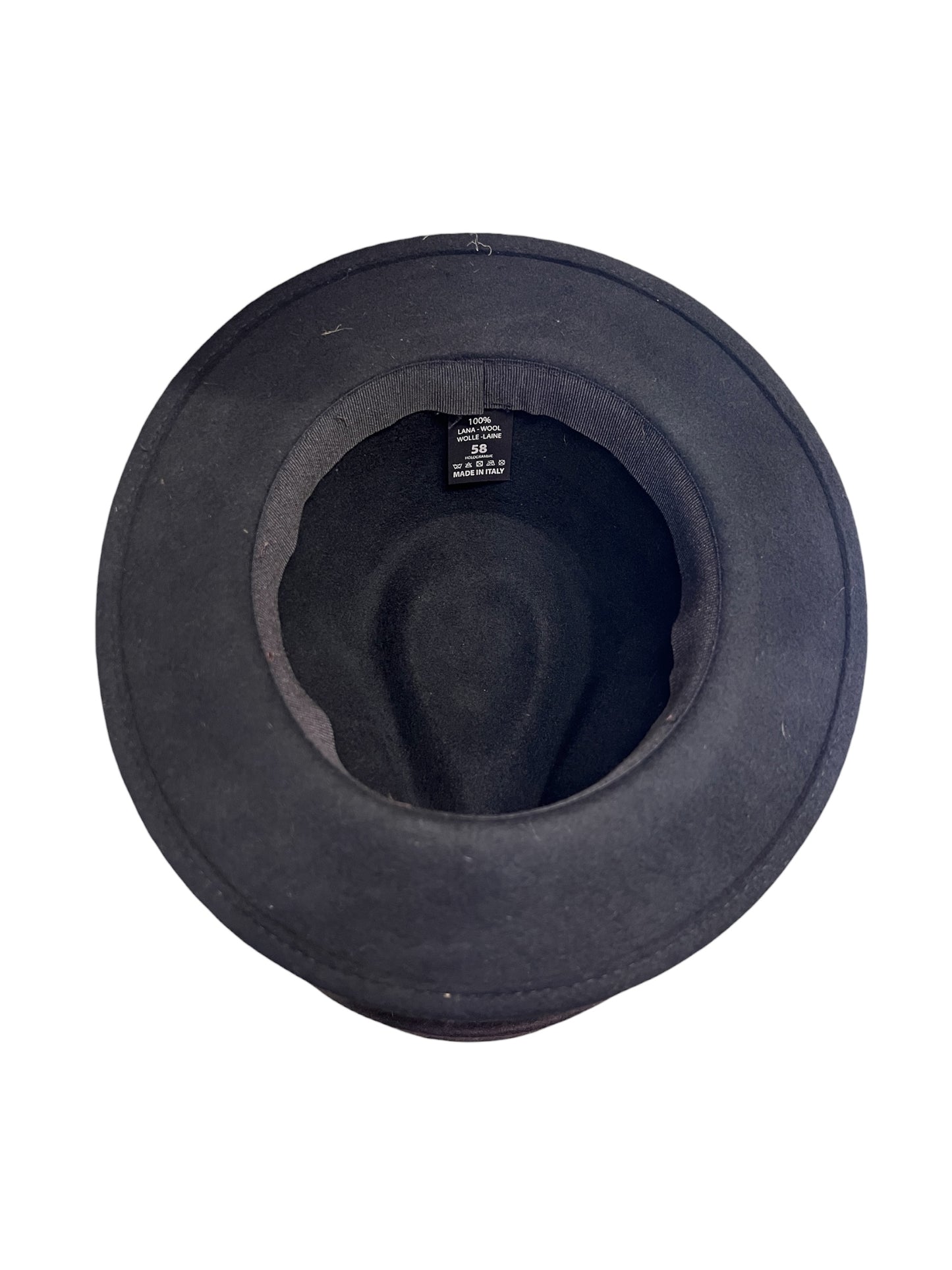 Classic Teardrop Fedora Hat –  Black Indiana Jones Wool Felt Hat – Trekking Waterproof and Flexible
