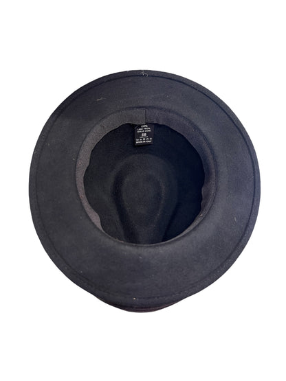 Classic Teardrop Fedora Hat –  Black Indiana Jones Wool Felt Hat – Trekking Waterproof and Flexible