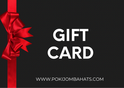 Pokijomba Hats Targeta Regalo/Gift Card