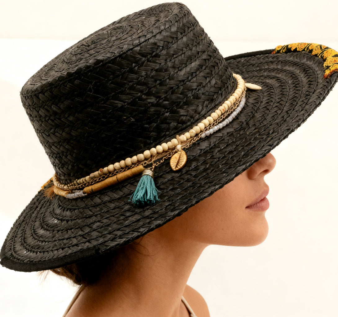 Cordobés – Straw Wide Brim Bolero Hat