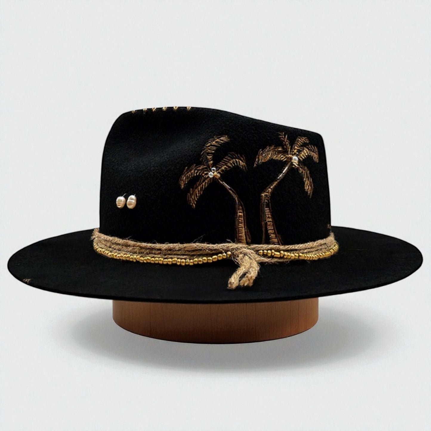 Sunshine Goldie Palm Hat – Wool Felt Hat