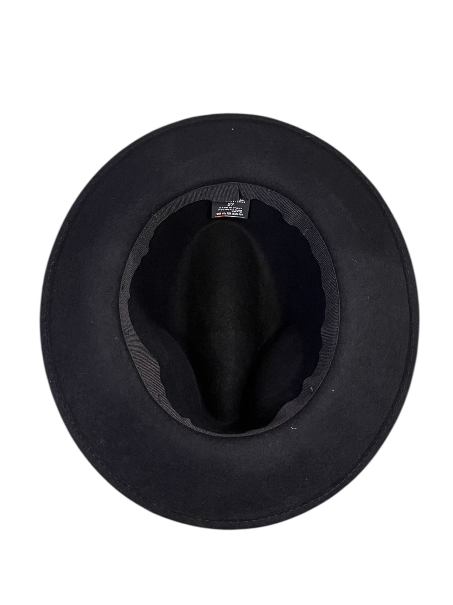 Classic Teardrop Fedora Hat – Foldable, Waterproof & Flexible Indiana Jones Wool Felt Hat in Black