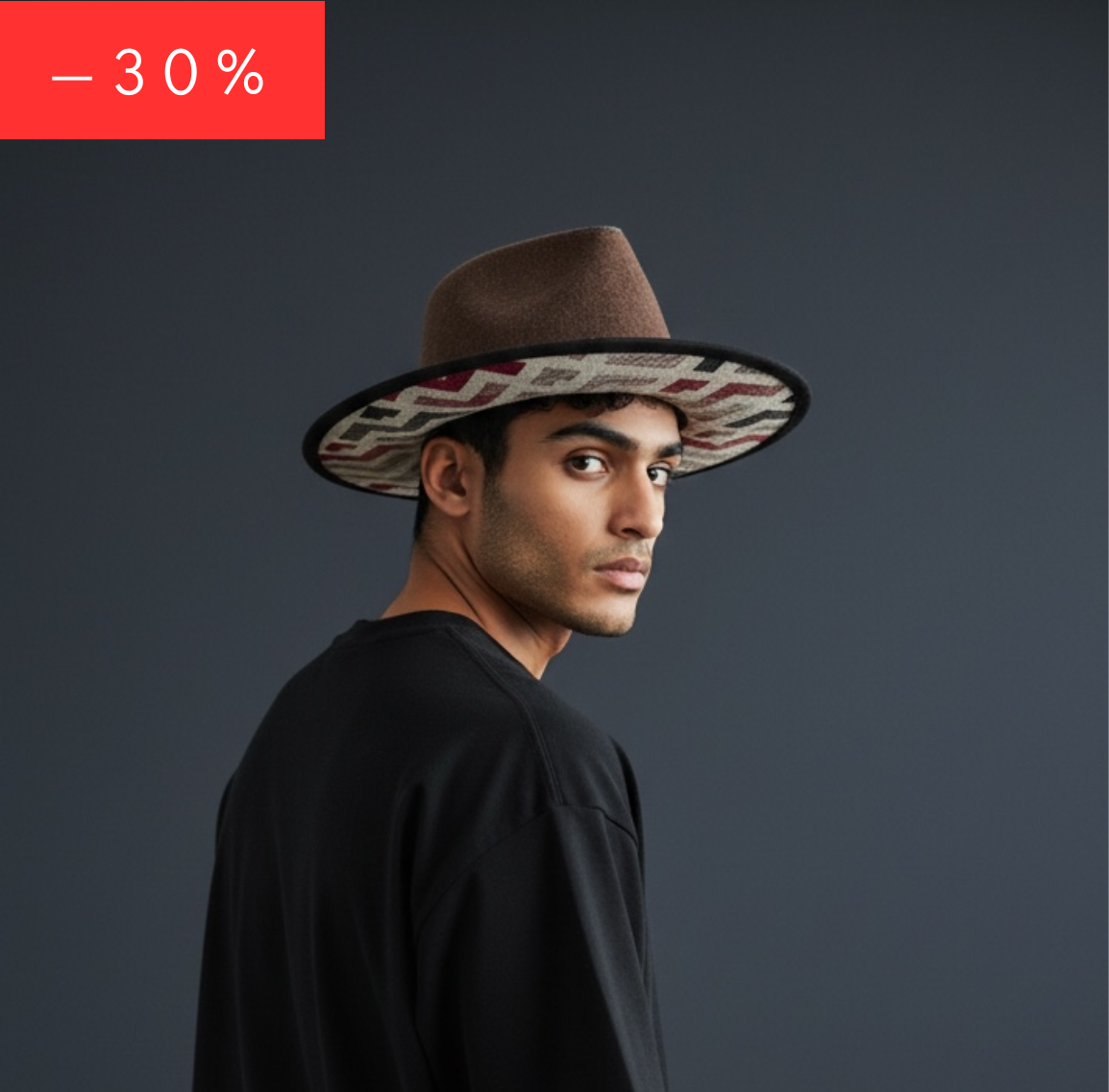 In Stock – Metroline Felt Hat with Underbrim Lining