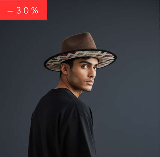 In Stock – Metroline Felt Hat with Underbrim Lining
