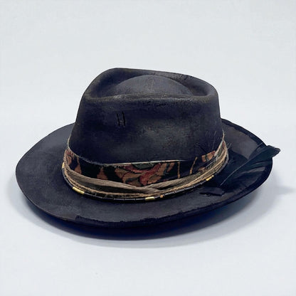 The Vintage No. II – Leather Effect  Retro Edgy Hat