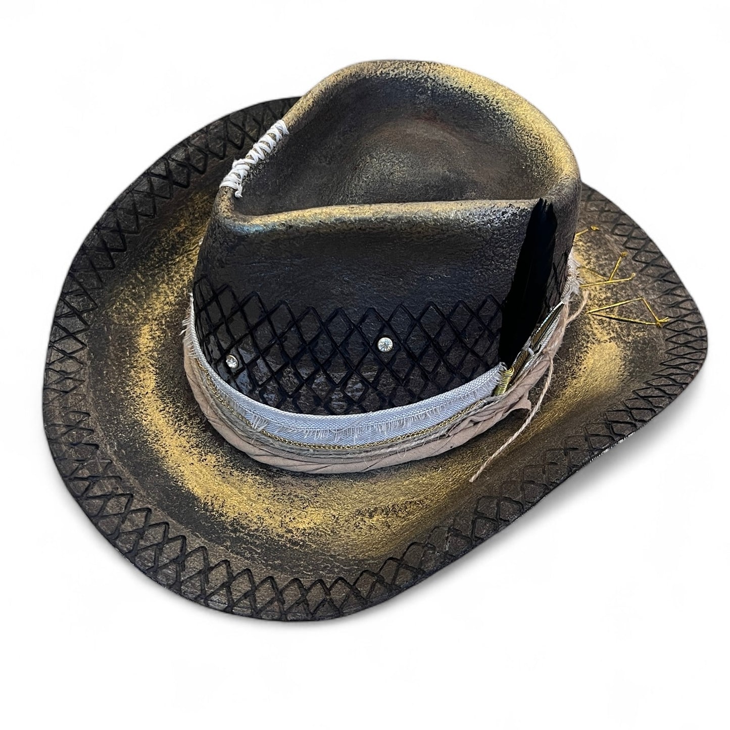 In Stock – Mystic Soul – Rare Vintage Handmade Statement Cowboy Hat