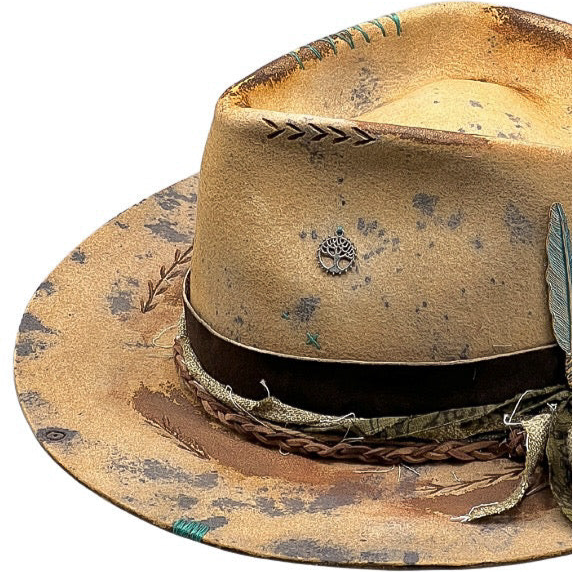 Rare Bohemian Indigo-Dyed Fedora Hat – Boogie Wonderland