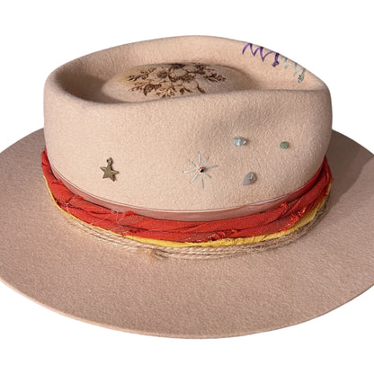 In Stock – Constellation – Boho Fedora Hat