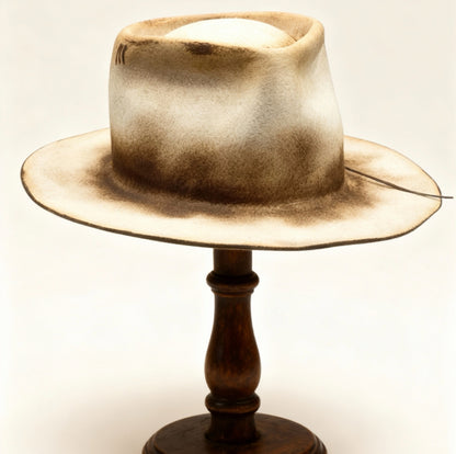 Amy – Distressed Wool Felt Hat