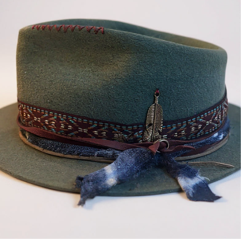 In Stock – The Boho Lover – Short Brim Fedora Hat – Special Offer