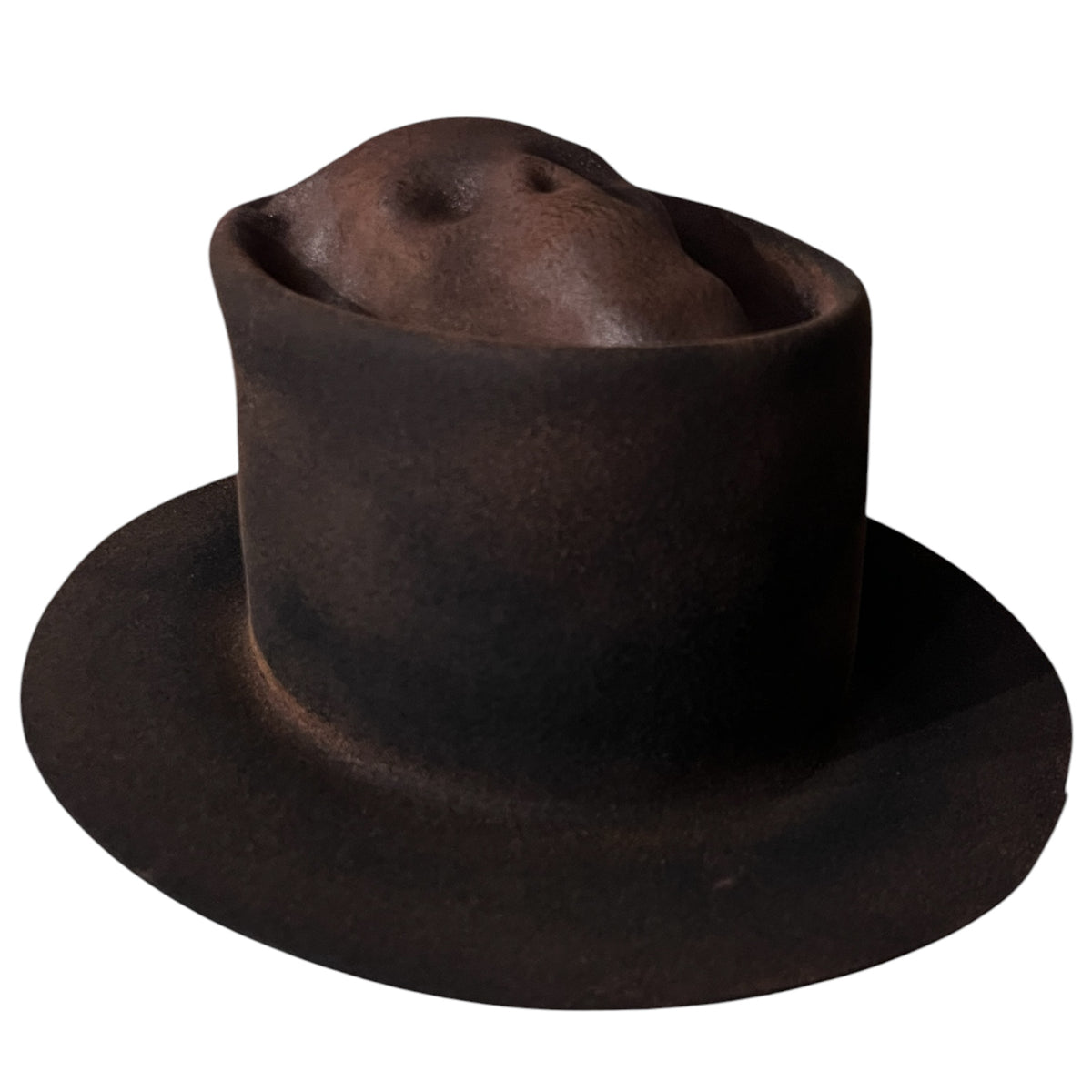 Basic Black Skull Top Hat