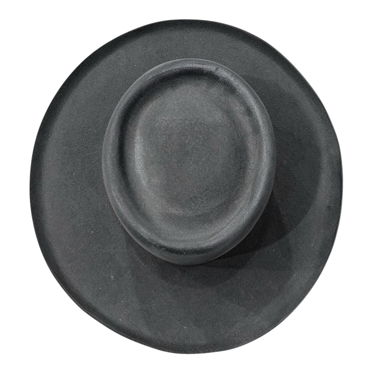 The Gambler Hat Dark Grey — 100% Wool Felt
