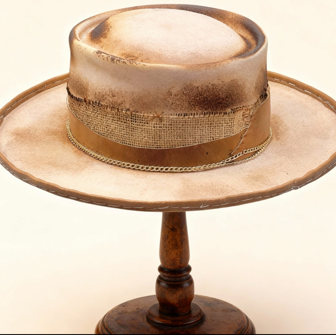 The Alejandro – Rare Vintage Wool Felt Round-Crown Hat