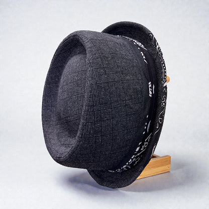 Alternative Style Wool Porkpie Hat – Short Brim Collection