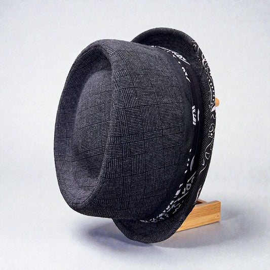 Alternative Style Wool Porkpie Hat – Short Brim Collection