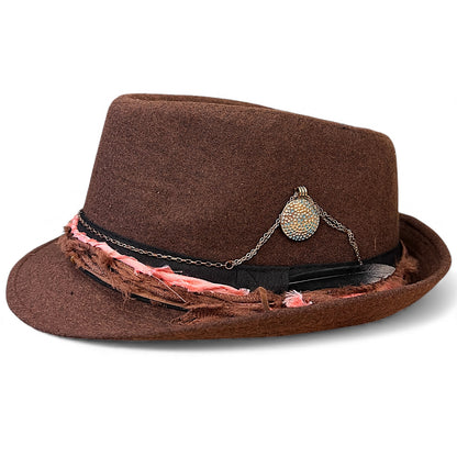 Bohemian Wool Fedora Hat – Short Brim Collection