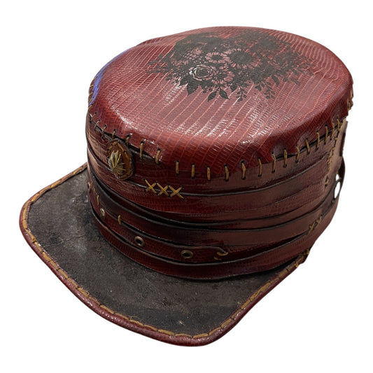 In Stock – Midnight Rider Leather Cap