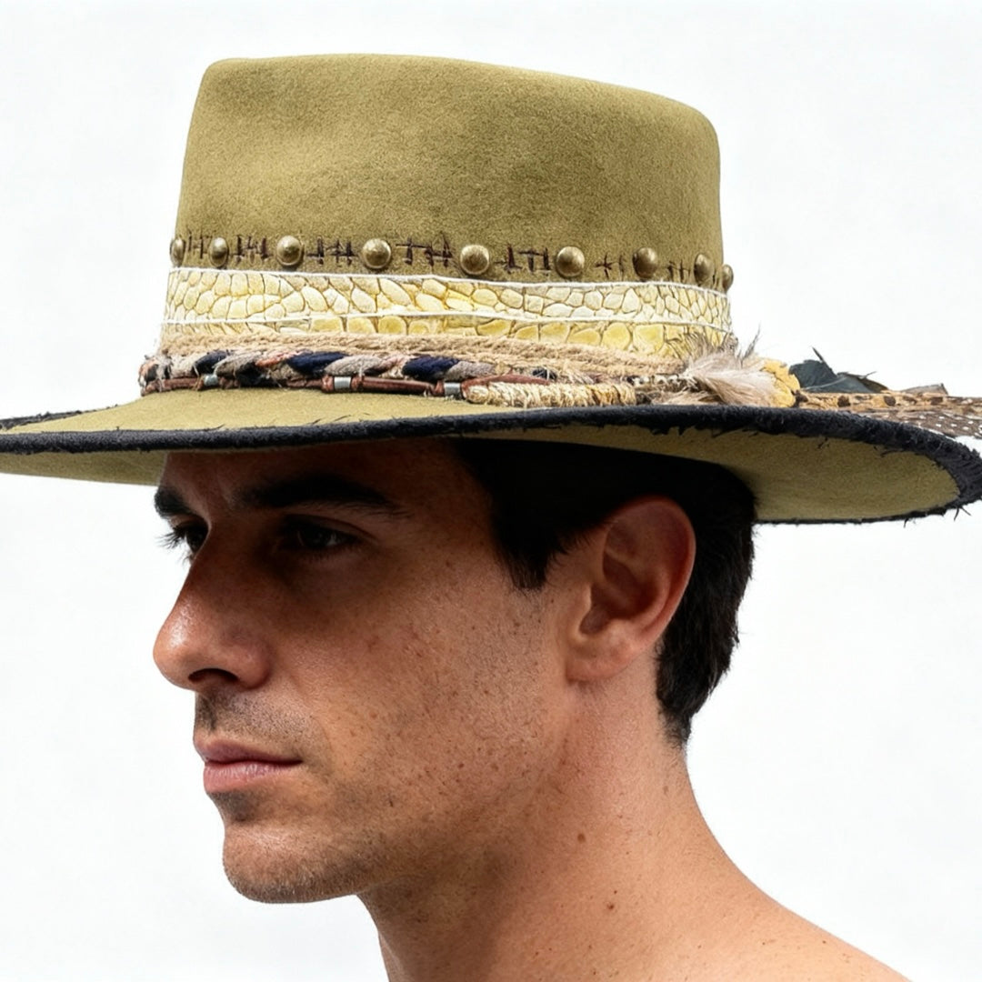 The Guatapé – Wool Felt Fedora Hat | Bohemian Spirit & Artistic Style