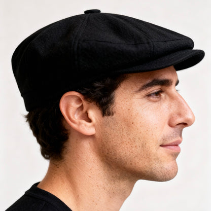 Newsboy Breathable Cap – Peaky Blinders Baker Hat – Vintage Gangster Men’s Headwear