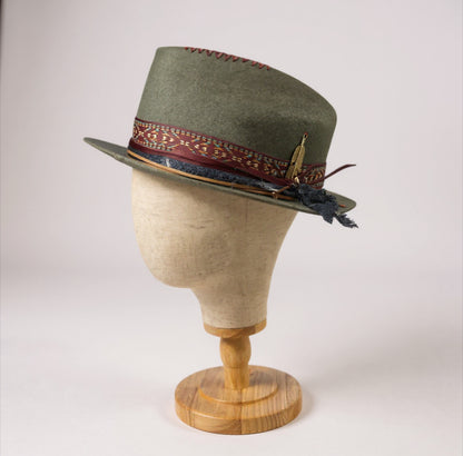 In Stock – The Boho Lover – Short Brim Fedora Hat – Special Offer