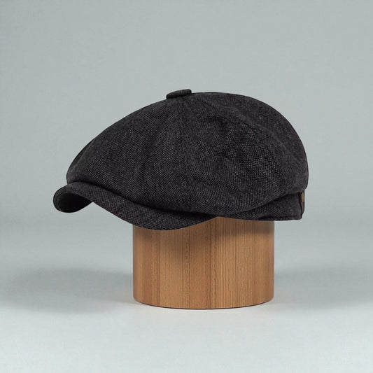 Newsboy Winter Cap – Peaky Blinders Wool Baker Hat – Vintage Gangster Men’s Headwear