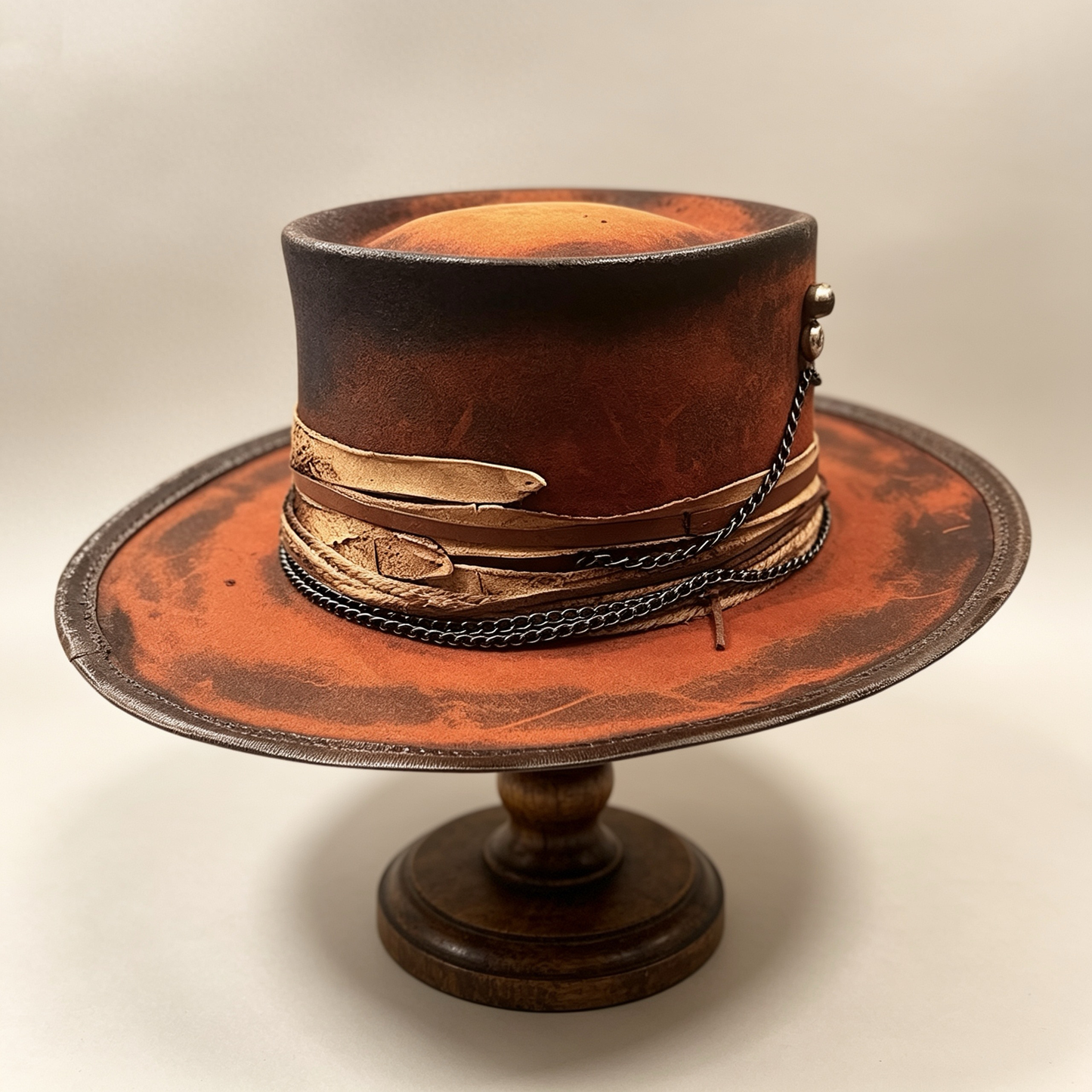 Dorian II – Wide Brim Top Hat