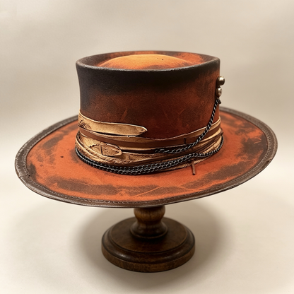 Dorian II – Wide Brim Top Hat