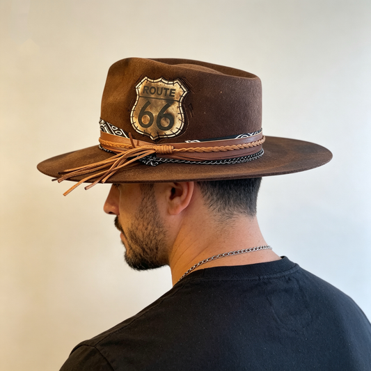 The Route 66 — Handmade Wool Felt Hat