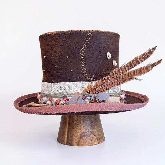 THE WANDERER TOP HAT — Wool Felt Statement Hat