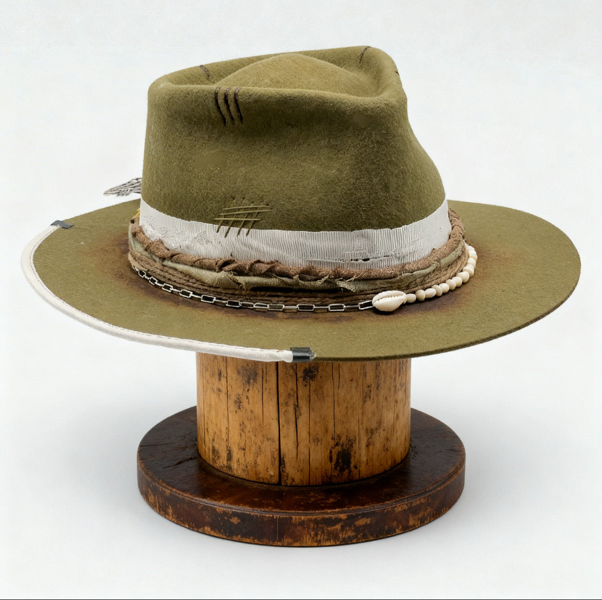 The Mantaro Fedora – Green Modern Nomad Wool Felt Hat