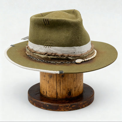 The Mantaro Fedora – Green Modern Nomad Wool Felt Hat