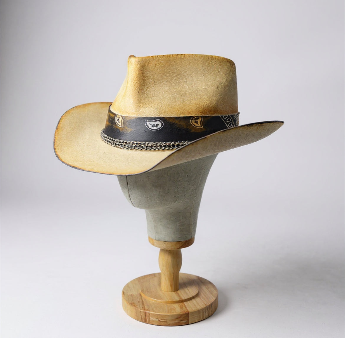 Kevin – Vintage Style Felt Cowboy Hat