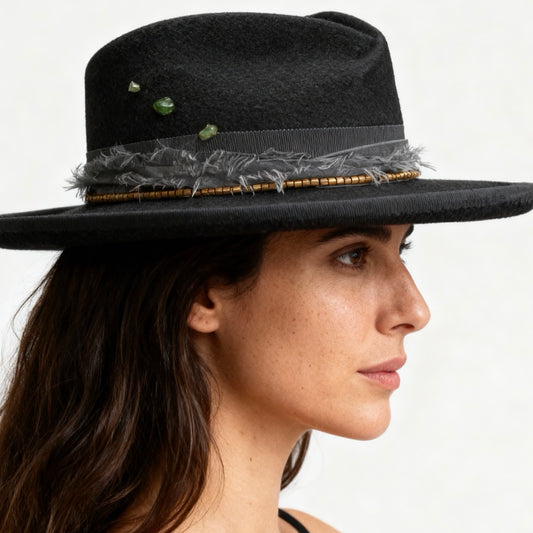 Wild Soul – Elegant & Free Wool Hat | Timeless Boho Elegance