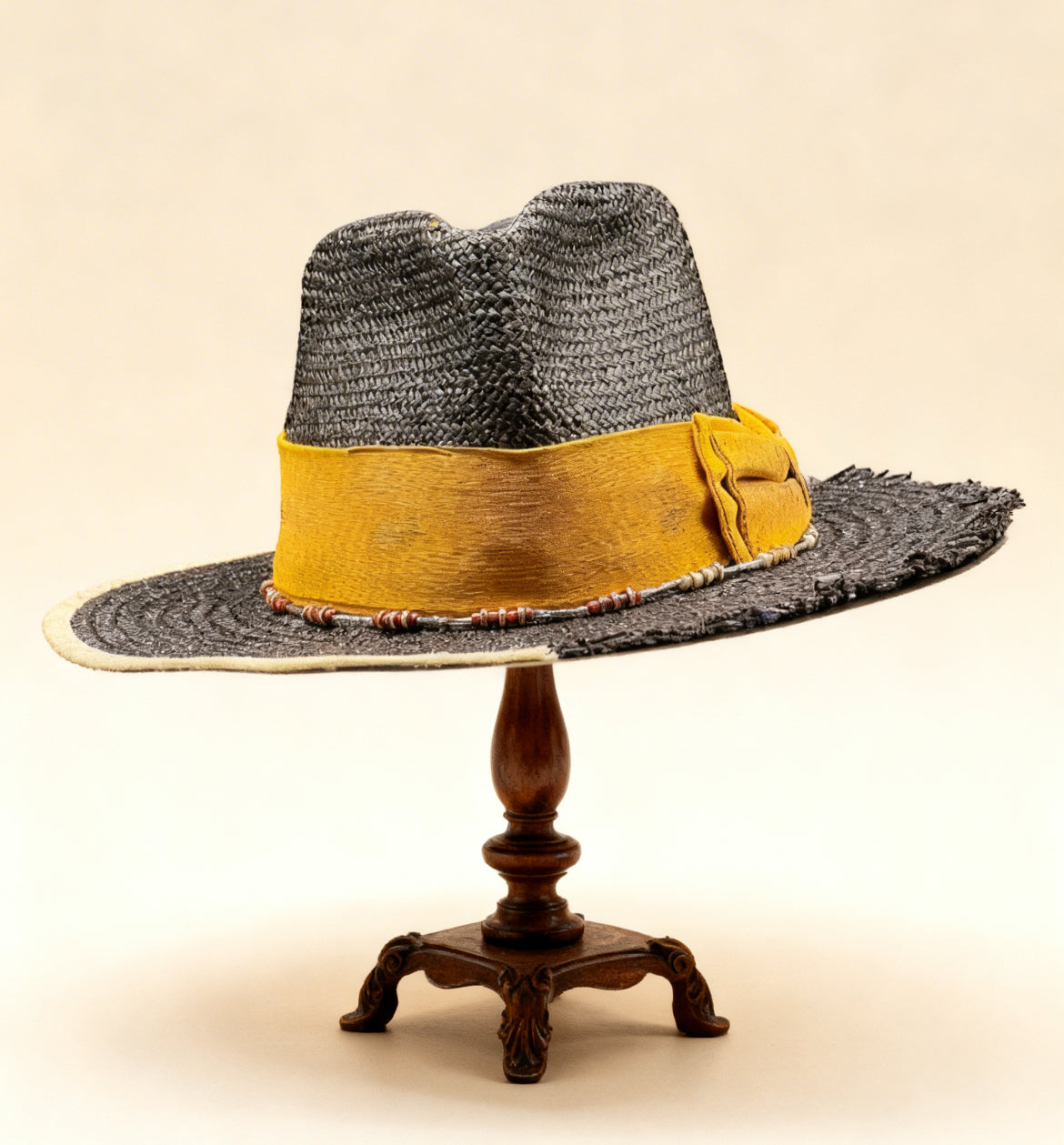 California – Chasing Dreams – Black Straw Vegan Fedora Hat