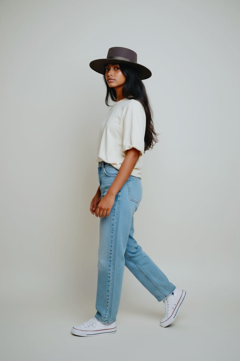 Triana – Round Crown Wool Felt Fedora Hat