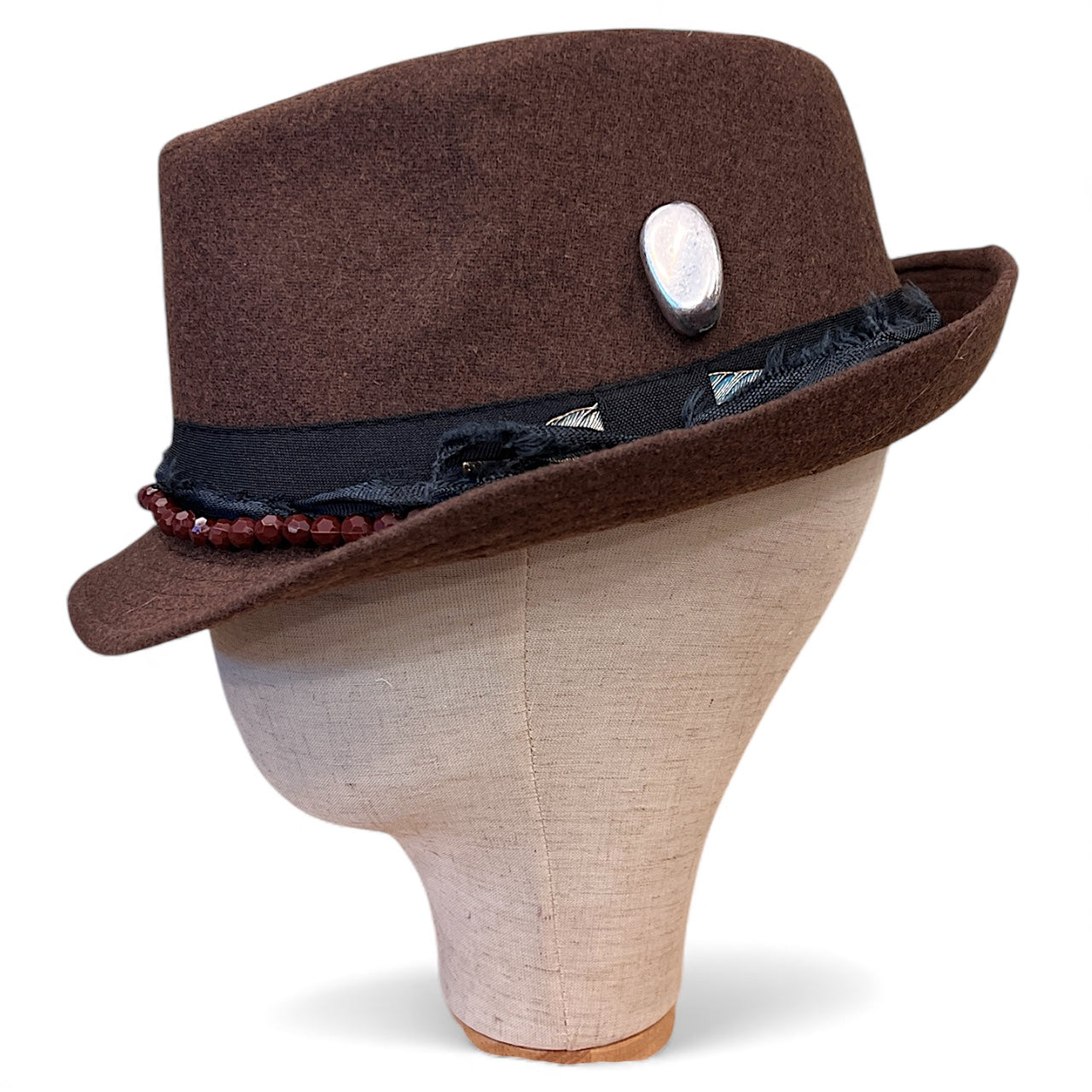 Bohemian Wool Fedora Hat – Short Brim Collection
