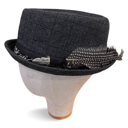Alternative Style Wool Porkpie Hat – Short Brim Collection