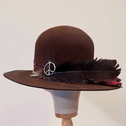 The Apache Hat  – Bohemian Open Crown Wool Felt Hat