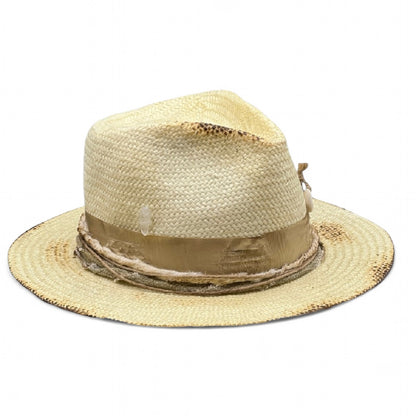 Las Canarias – Beige Straw Fedora Hat | Boho-Chic Elegance