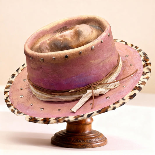 The Bohemian Pink Skull Hat